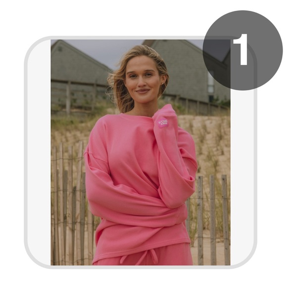 Daily Drills Cheeks Waffle Knit Crewneck XS/S - Picture 1 of 2